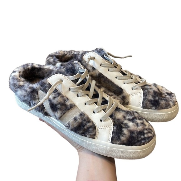 NWOT Vintage Havana Snuggle Fur Mule Mix Snake 8.5 - Picture 12 of 12